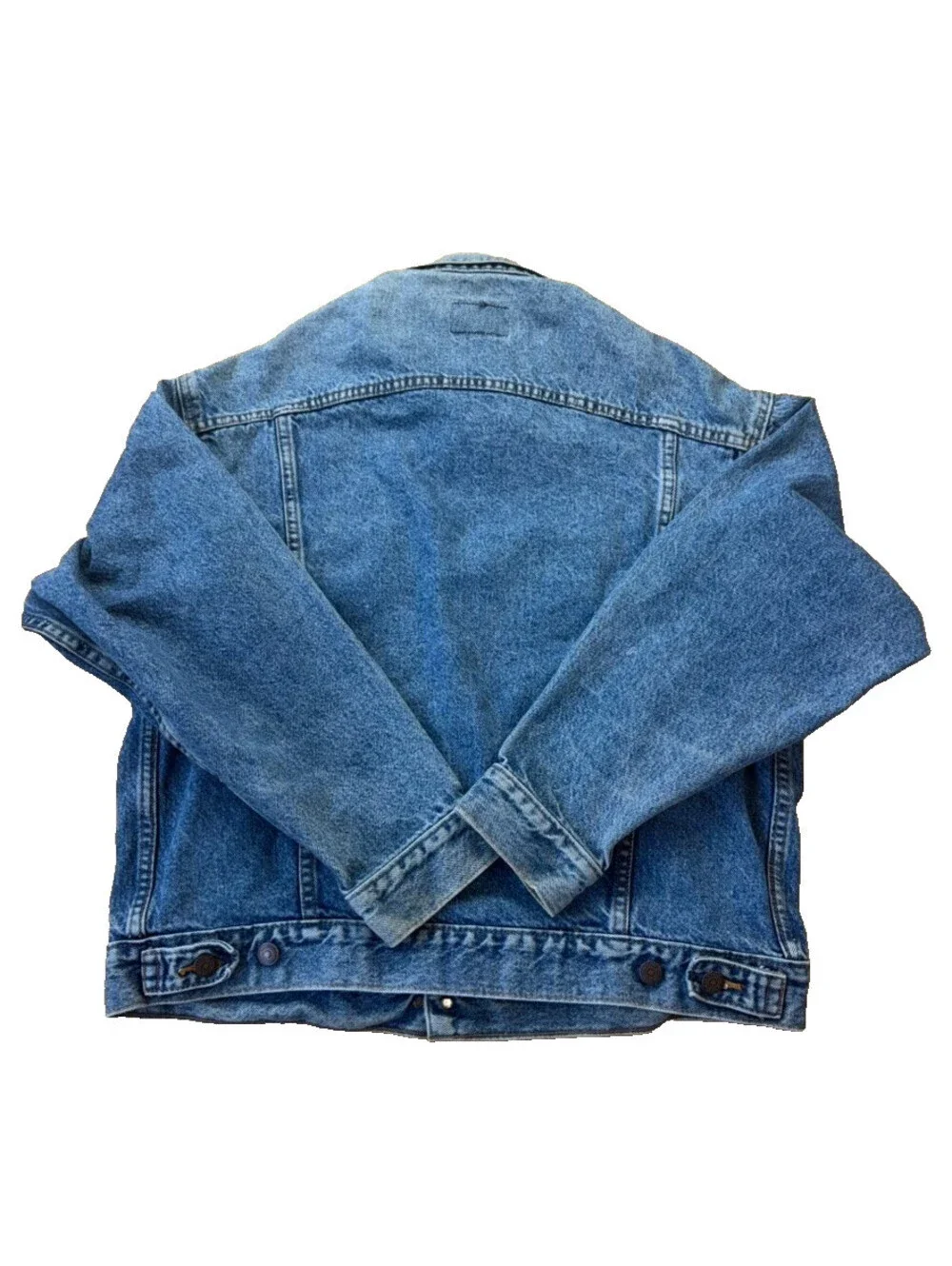 VIntage Levis Type 3 Trucker Jacket Mens Large Light Wash 90s Made in USA